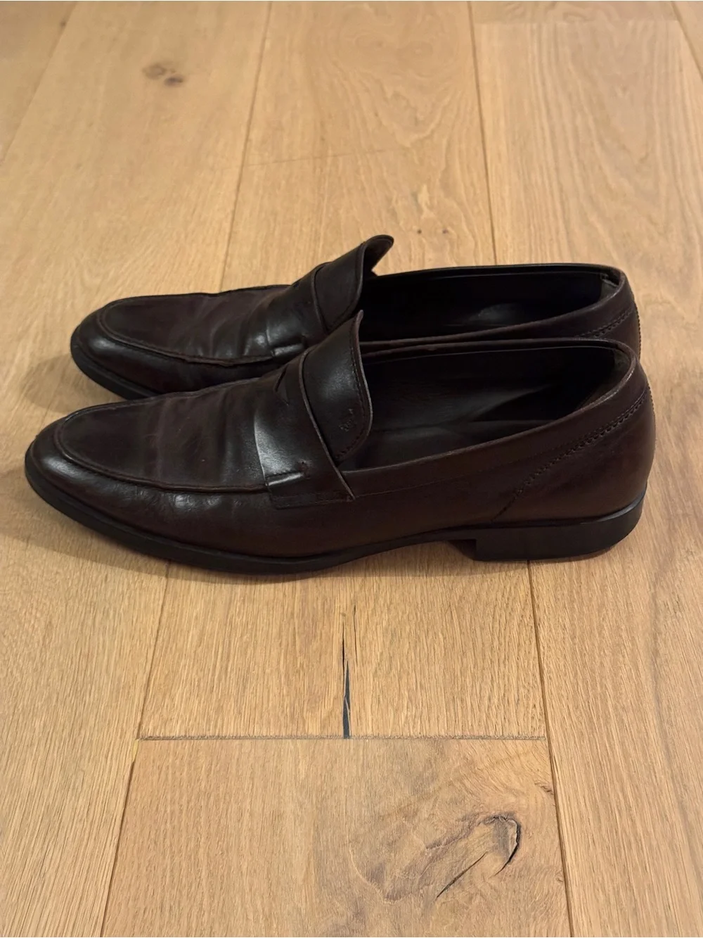 Men's Tod’s Penny Loafers in Dark Brown